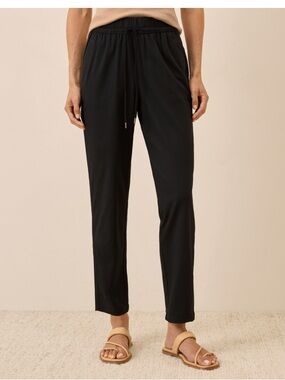 Pact Medium Women's Black Daily Twill Ultra-High Rise Tapered Pant M